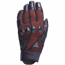 Dainese Unruly Ergo-Tek Motorcycle Gloves, black-red, Size 2XL for Men