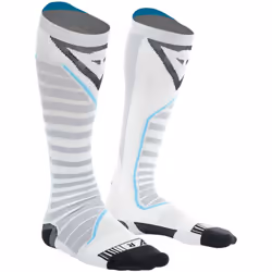 Dainese Dry Long Socks, black-white-blue, Size 39 - 41 for Men