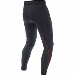 Dainese No-Wind Thermo LS Functional Pants, black-red, Size L for Men