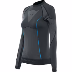 Dainese Dry LS Ladies Functional Shirt, grey-blue, Size L XL for Women