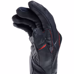 Dainese Karakum Ergo-Tek Magic Connection Motorcycle Gloves, black-red, Size 2XL for Men