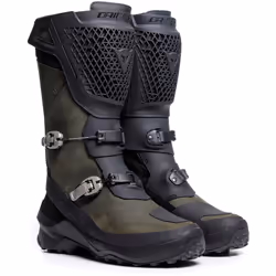 Dainese Seeker Gore-Tex Motorcycle Boots, black-green, Size 43 for Men