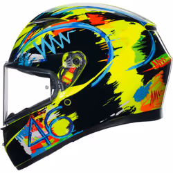 AGV K3 Rossi Winter Test 2019 Helmet, multicolored, Size XL for Men - Additional view 4