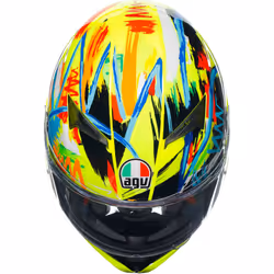 AGV K3 Rossi Winter Test 2019 Helmet, multicolored, Size 2XL for Men - Additional view 6