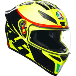 AGV K-1 S Grazie Vale Helmet, black-yellow, Size XS for Men