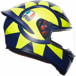 AGV K-1 S Soleluna 2018 Helmet, blue-yellow, Size L for Men - Additional view 4