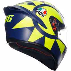 AGV K-1 S Soleluna 2018 Helmet, blue-yellow, Size L for Men - Additional view 5