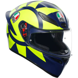 AGV K-1 S Soleluna 2018 Helmet, blue-yellow, Size XL for Men
