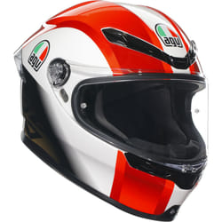 AGV K-6 S Sic58 Helmet, black-white-red, Size 2XL for Men