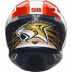 AGV K-6 S Sic58 Helmet, black-white-red, Size 2XL for Men - Additional view 4