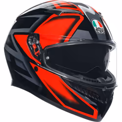 AGV K3 Compound ECE 22.06 Full Face Helmet Black / Red - XXL