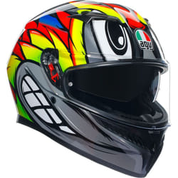 AGV K3 Birdy 2.0 ECE 22.06 Full Face Helmet Grey / Yellow / Red - XXL