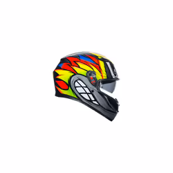 AGV K3 Birdy 2.0 ECE 22.06 Full Face Helmet Grey / Yellow / Red - XXL