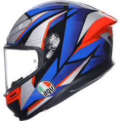 AGV K-6 S Slashcut Helmet, black-red-blue, Size XS for Men - Additional view 5