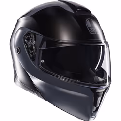 AGV Streetmodular Resia Helmet, black-grey, Size M for Men