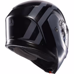 AGV Streetmodular Resia Helmet, black-grey, Size M for Men