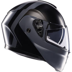 AGV Streetmodular Resia Helmet, black-grey, Size XL for Men