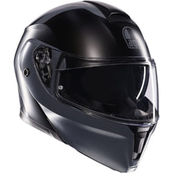 AGV Streetmodular Resia Helmet, black-grey, Size 2XL for Men