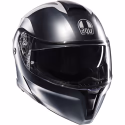 AGV Streetmodular Resia Helmet, grey-red, Size XL for Men