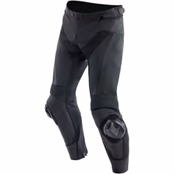 Dainese Delta 4 Motorcycle Leather Pants, black, Size 54 for Men