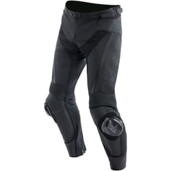 Dainese Delta 4 Motorcycle Leather Pants, black, Size 54 for Men