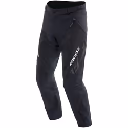 Dainese Drake 2 Air Absoluteshell Motorcycle Textile Pants, black-white, Size 56 for Men