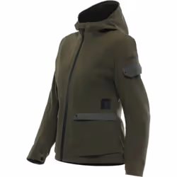 Dainese Centrale Absoluteshell Pro waterproof Ladies Motorcycle Textile Jacket, green, Size 48 for Women
