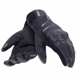 Dainese Tempest 2 D-Dry Motorcycle Gloves short, black, Size S for Men