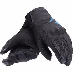 Dainese Trento D-Dry Ladies Motorcycle Gloves, black-blue, Size XS for Women