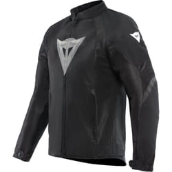 Dainese Herosphere Tex Diamond Motorcycle Textile Jacket, black-white, Size 56 for Men