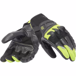Dainese X-Ride 2 Ergo-Tek Motorcycle Gloves, black-yellow, Size S for Men