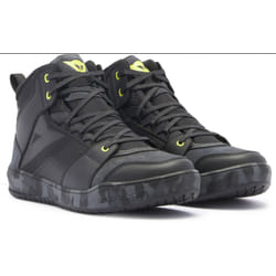 Dainese Suburb D-WP waterproof Motorcycle Shoes, black-grey-yellow, Size 39 for Men
