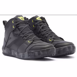 Dainese Suburb D-WP waterproof Motorcycle Shoes, black-grey-yellow, Size 40 for Men