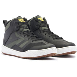 Dainese Suburb Air Motorcycle Shoes, black-green-yellow, Size 41 for Men