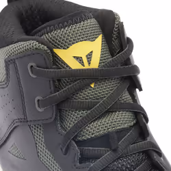 Dainese Suburb Air Motorcycle Shoes, black-green-yellow, Size 43 for Men