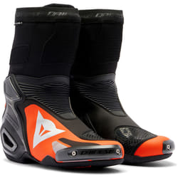 Dainese Axial 2 Motorcycle Boots, black-red, Size 45 for Men