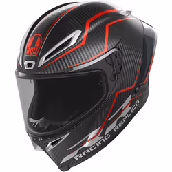 AGV Pista GP RR Performante Carbon Helmet, black-red, Size XL for Men