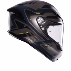 AGV K6 S Enhance Helmet, grey-yellow, Size XS