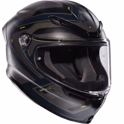 AGV K6 S Enhance Helmet, grey-yellow, Size M