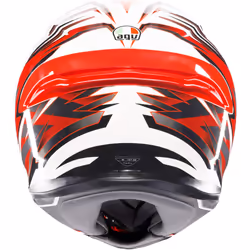 AGV K6 S Reeval Helmet, grey-white-red, Size XS for Men - Additional view 4