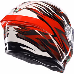 AGV K6 S Reeval Helmet, grey-white-red, Size XS for Men - Additional view 6