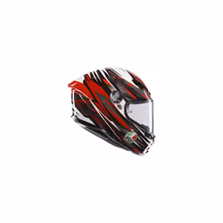 AGV K6-S Reeval Full Face Helmet White / Red / Grey - XL