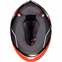 AGV K6 S Reeval Helmet, grey-white-red, Size 2XL for Men