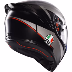 AGV K1 S Lap Helmet, black-red, Size 2XL for Men - Additional view 4