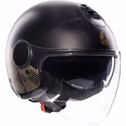 AGV Eteres Ponza Jet Helmet, black-gold, Size XL for Men
