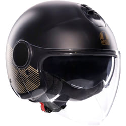 AGV Eteres Ponza Jet Helmet, black-gold, Size XL for Men