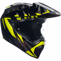 AGV AX-9 Steppa 06 Helmet, black-grey-yellow, Size XL for Men