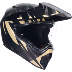 AGV AX-9 Steppa 06 Helmet, black-beige, Size L for Men