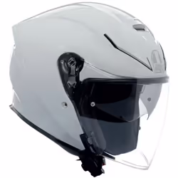 AGV K5 Jet Evo Mono Jet Helmet, white, Size M for Men