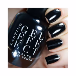 Astra Lasting Gel Effect, 12 ml, Black, Nuit, Coloring, Gloss, Bottle